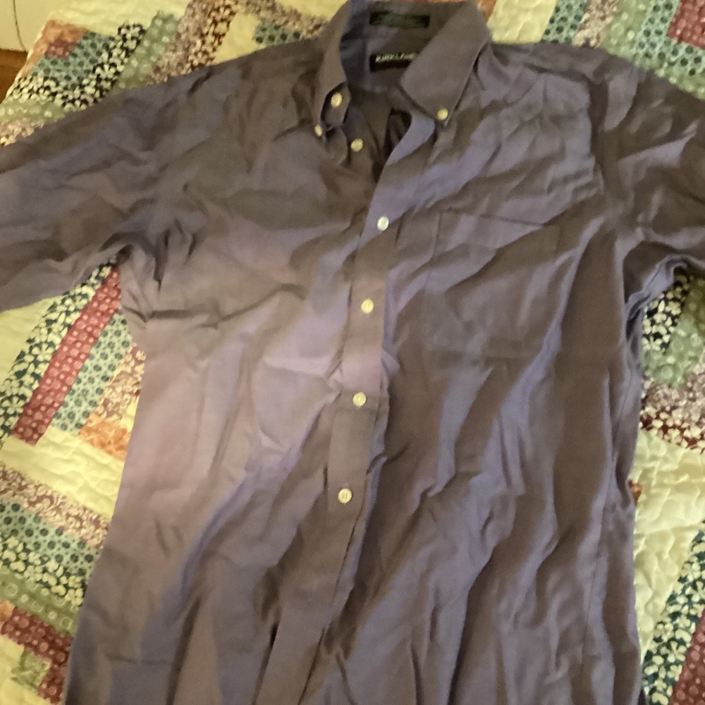 Kirkland Men’s Retro Funky Purple Dress Shirt